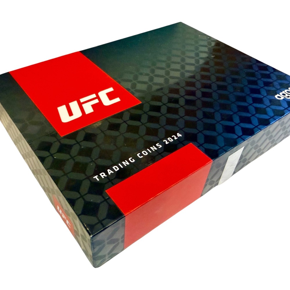Agoro UFC Trading Coins 2024 New Zealand Mint Sealed Box MMA Collectible New
